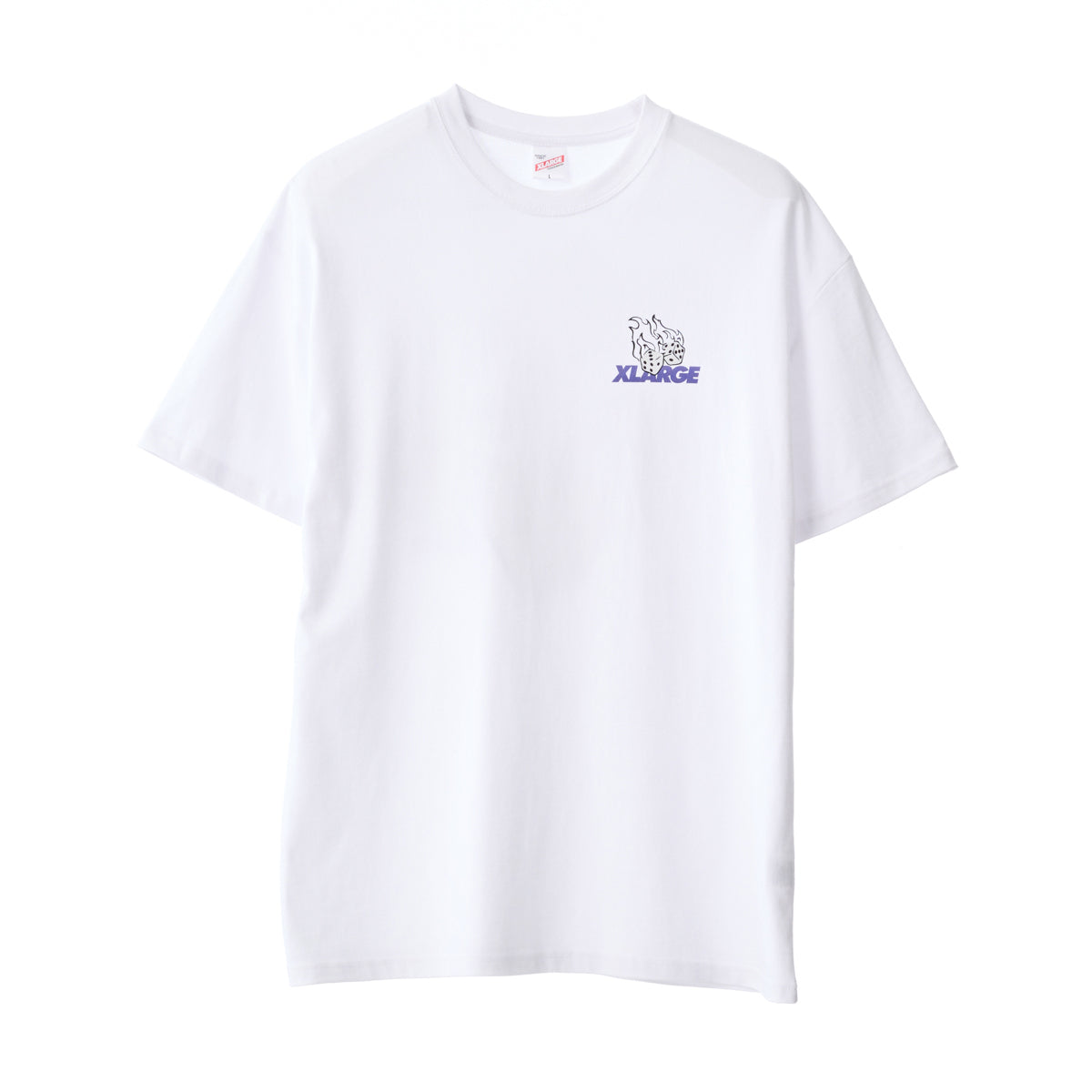 XLARGE - FIRE DICE SS TEE - WHITE