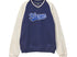 XLARGE - BASEBALL RAGLAN CREW - NAVY