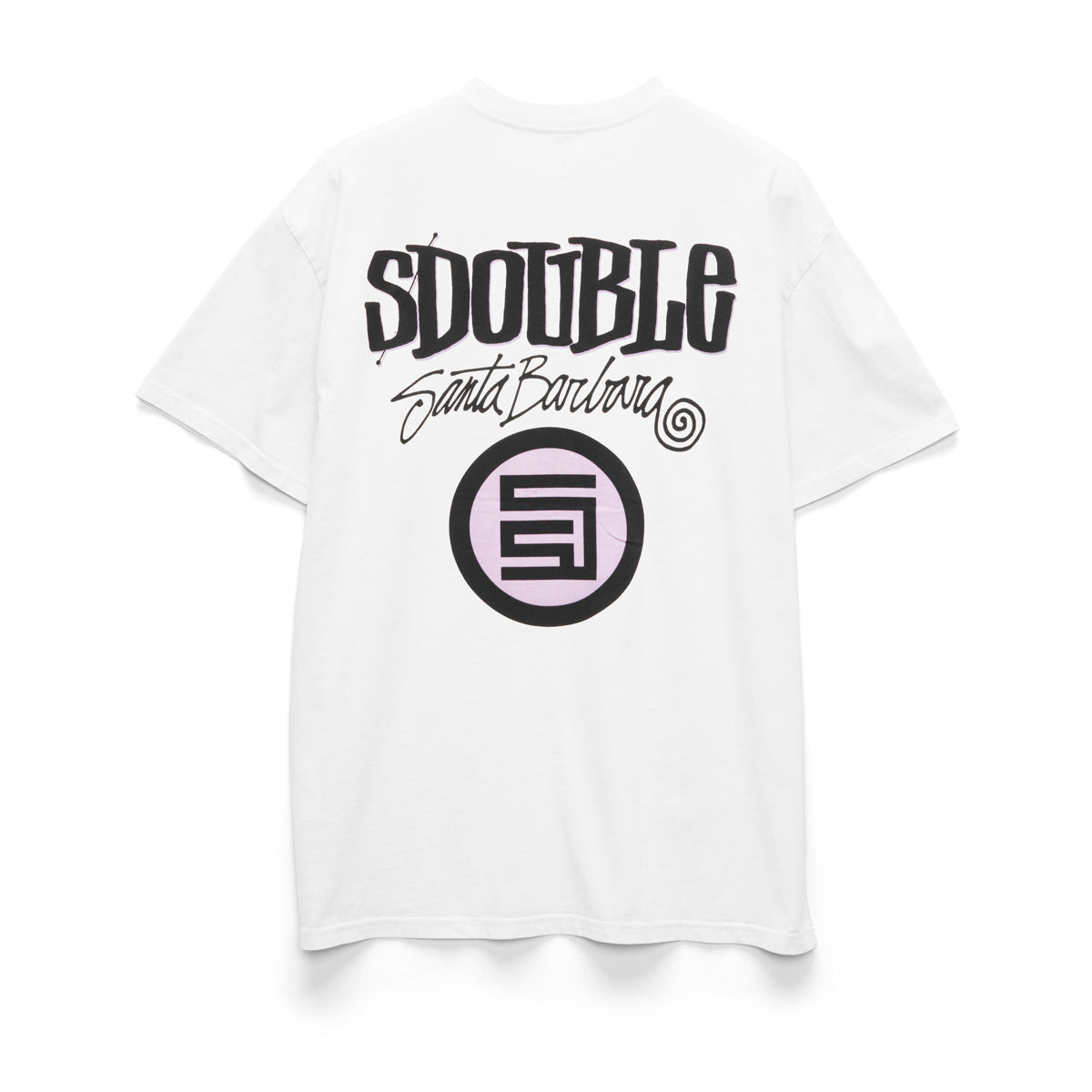 S-DOUBLE - COMBO PLATTER TEE - WHITE