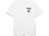 S-DOUBLE - COMBO PLATTER TEE - WHITE