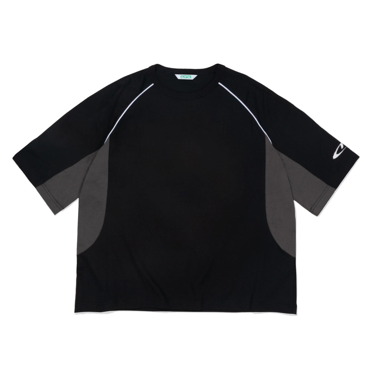 ICHPIG - OPTIC PANEL TEE - BLACK / GUNMETAL