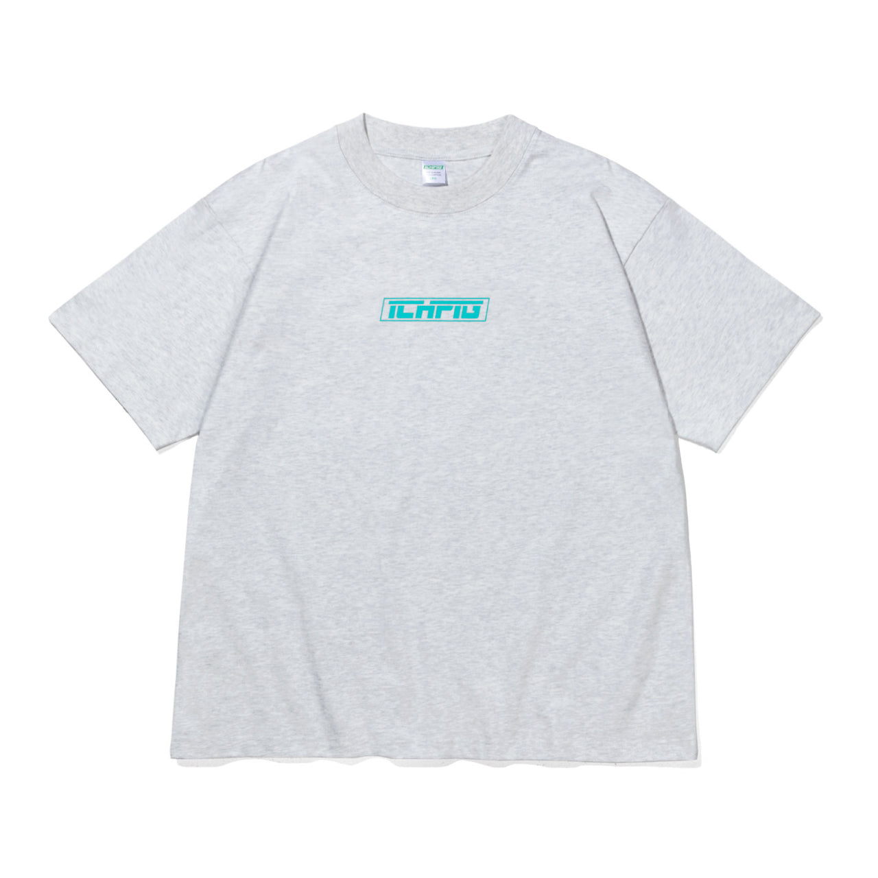 ICHPIG - STRIKE LOGO TEE - WHITE MARLE / TEAL