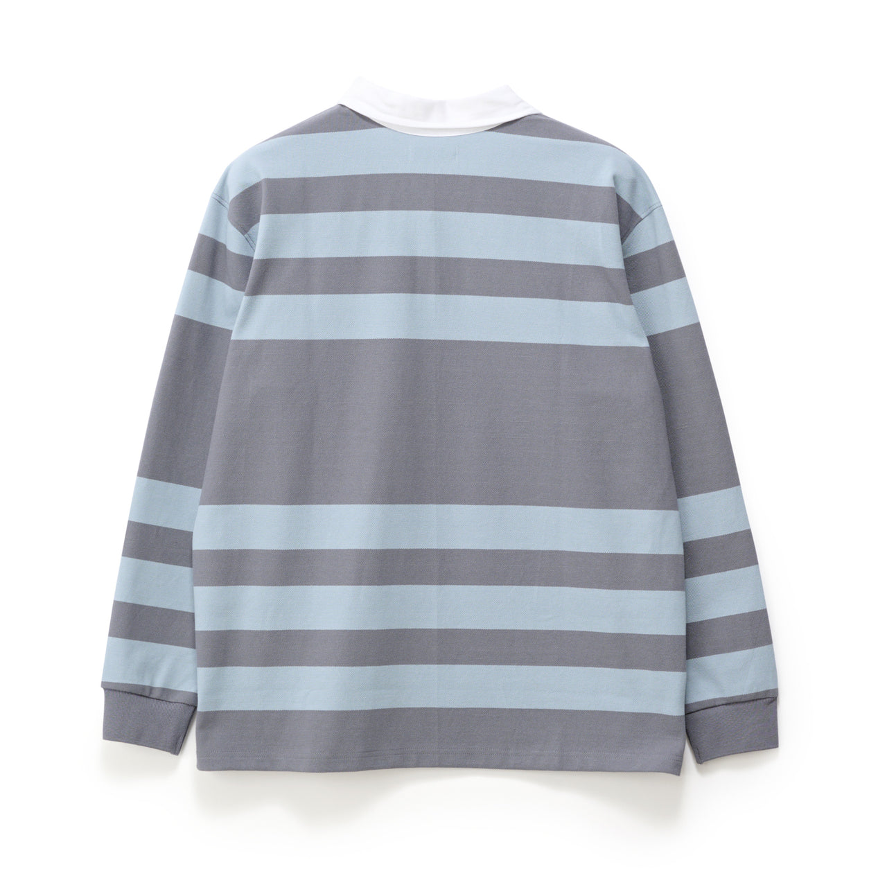 S-DOUBLE - PK STRIPE RUGBY - BABY BLUE