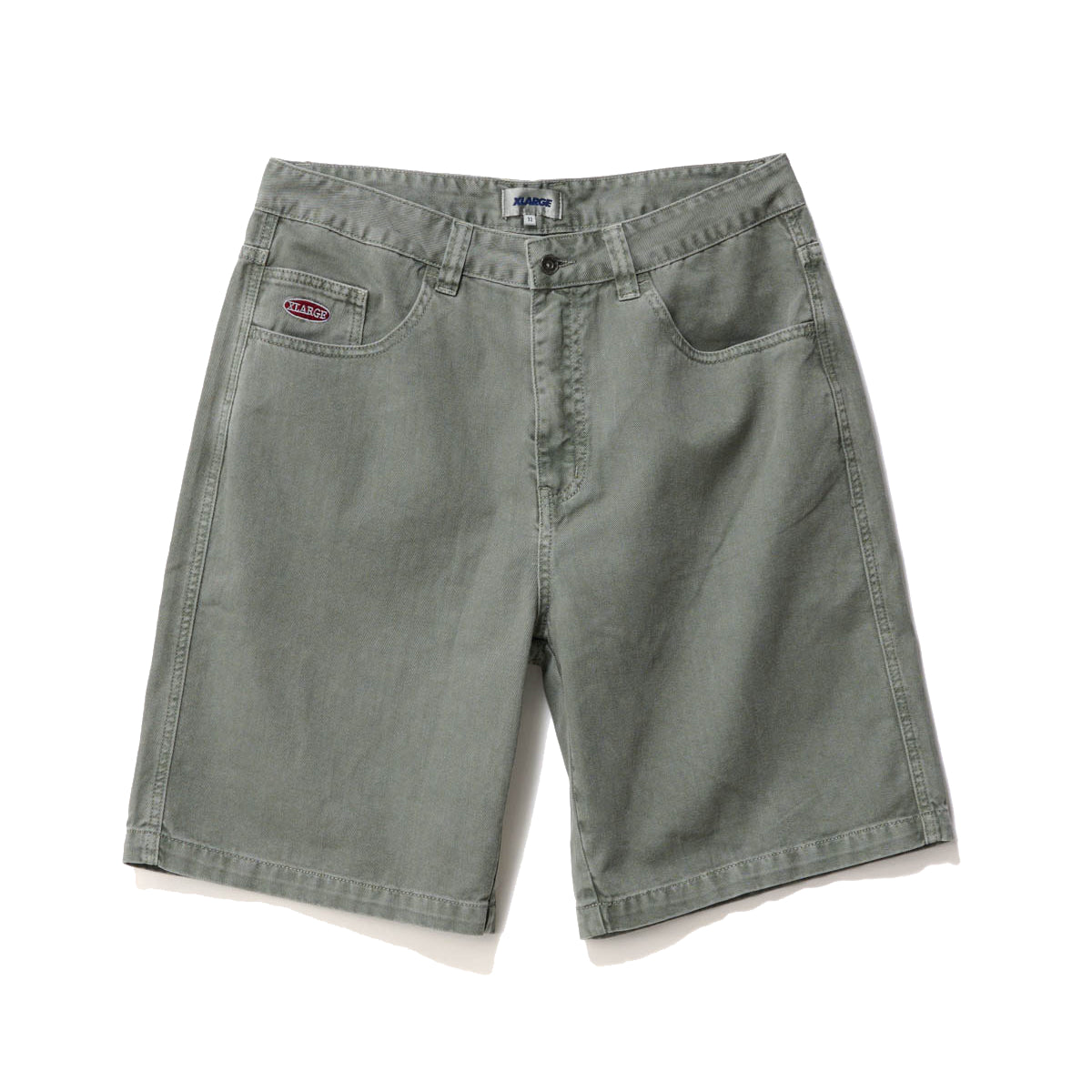 XLARGE - BULL DENIM 91 SHORT - OLIVE GREY