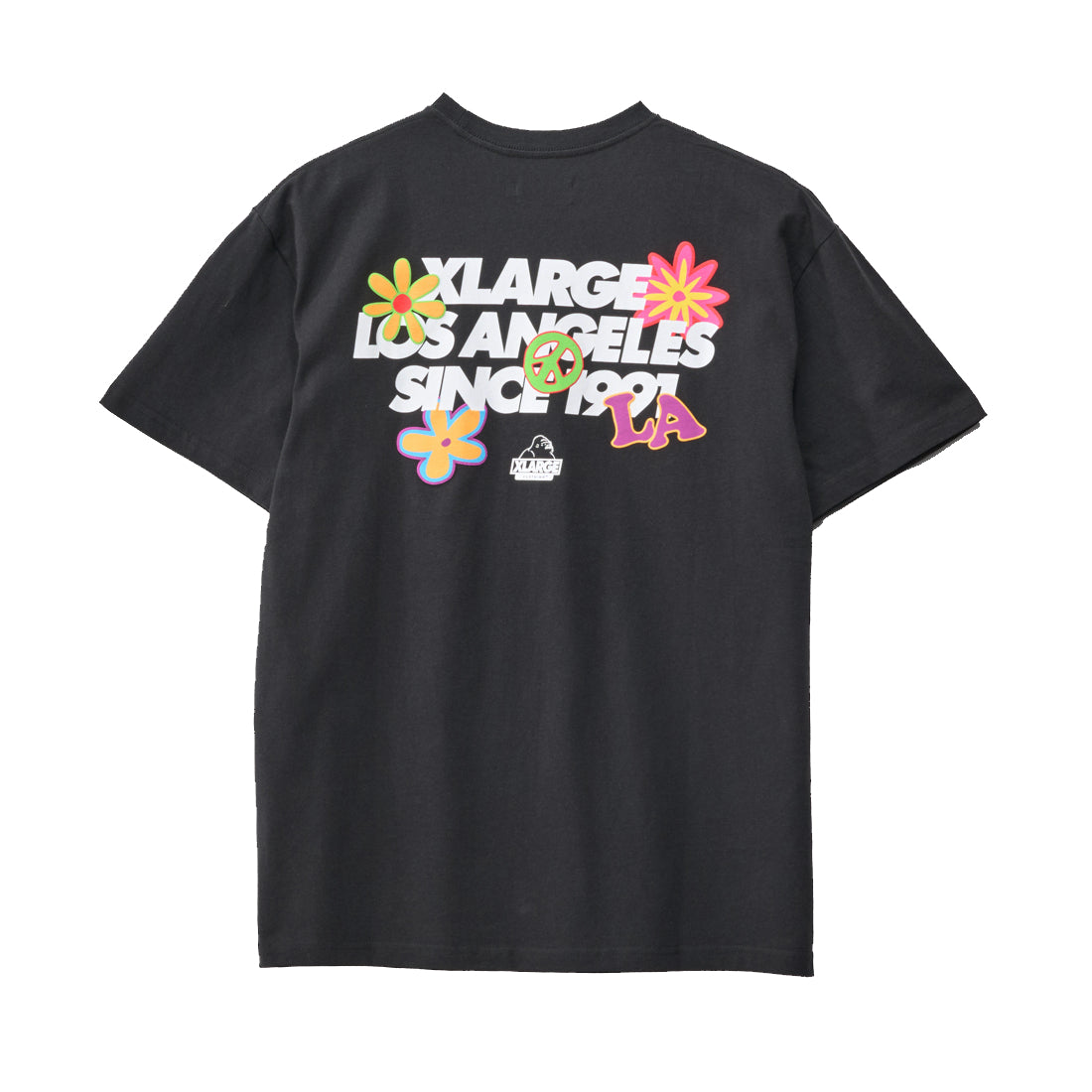 XLARGE - FLOWERS SS TEE - BLACK