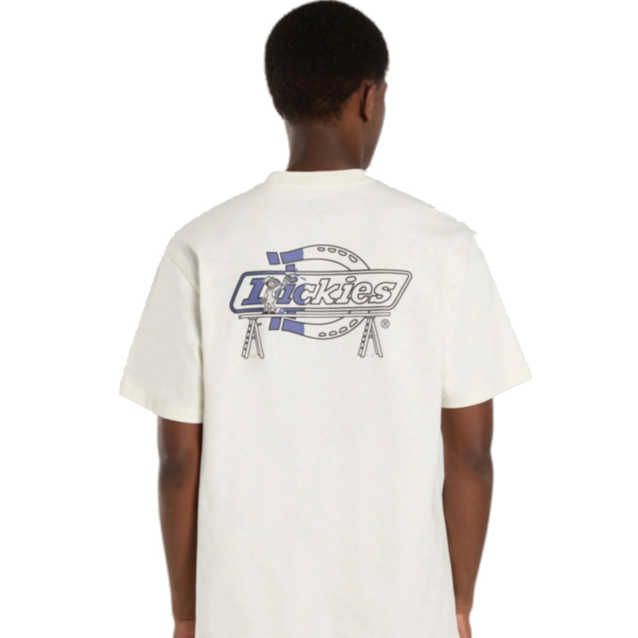 DICKIES - INDUSTRIAL ZONE TEE SS - EGRET