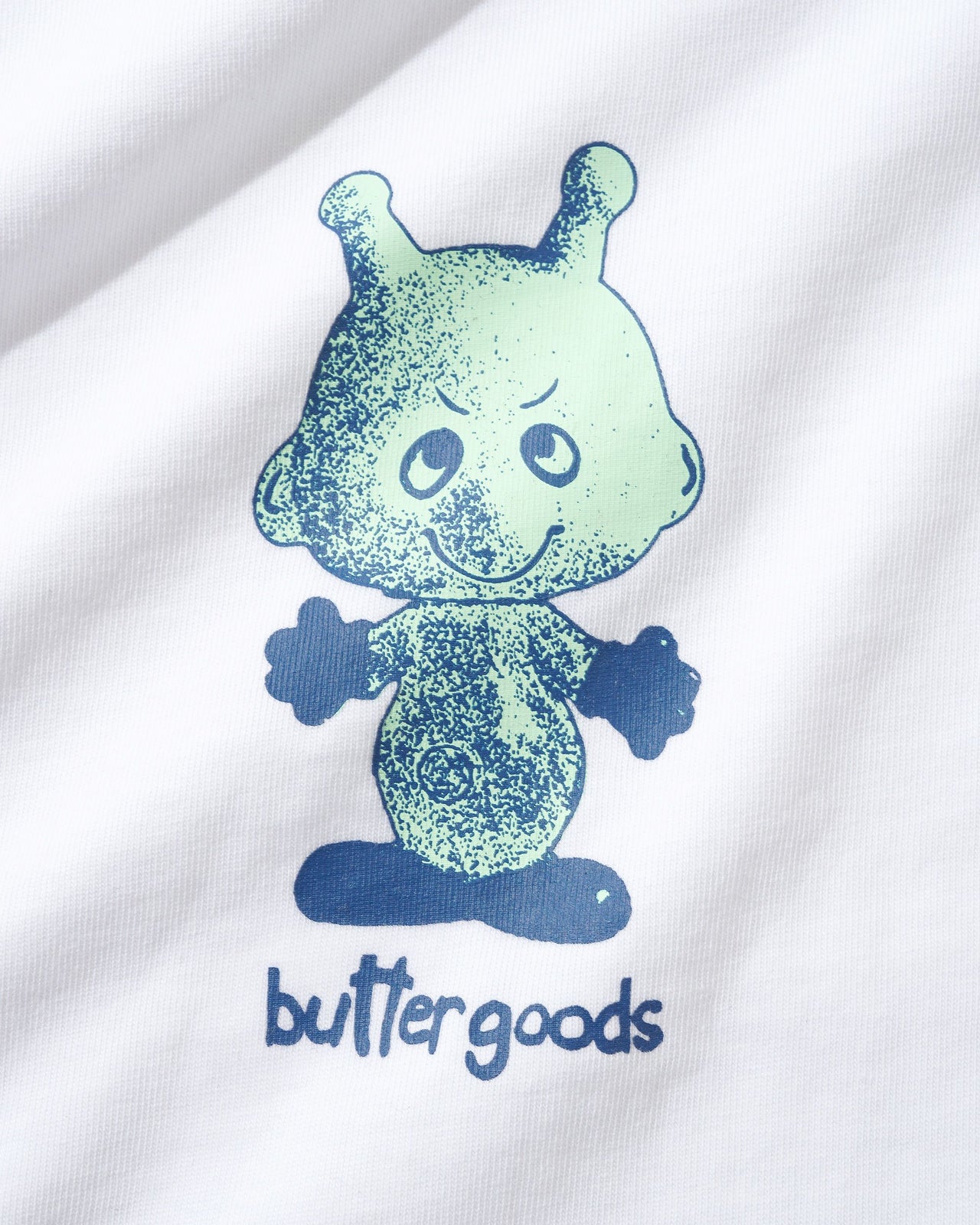 BUTTER GOODS - NEWCOMER TEE  - WHITE
