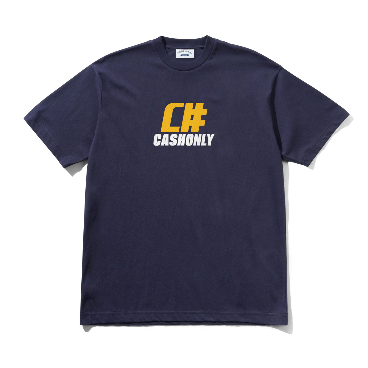CASH ONLY - NUMERIC TEE - NAVY