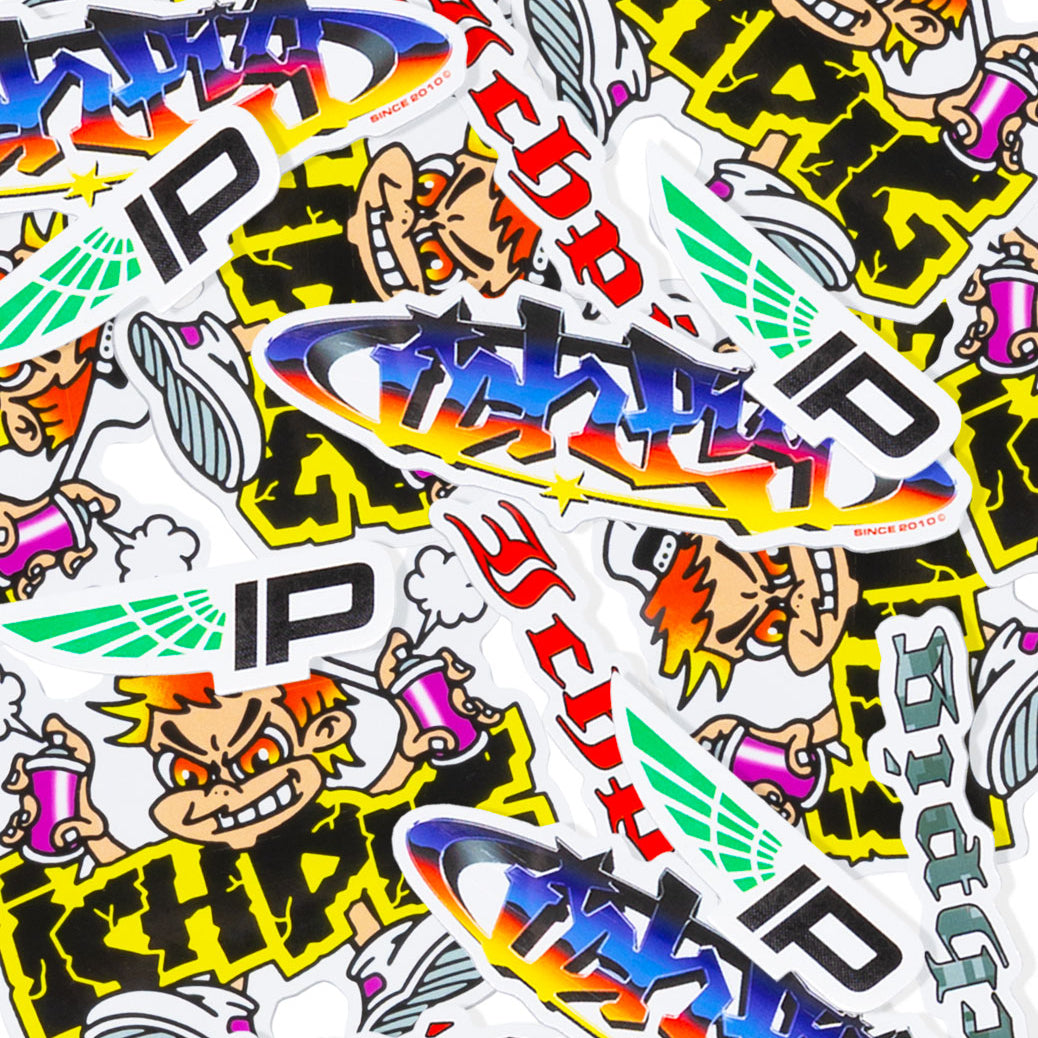 ICHPIG - AEROBOY STICKER PACK - MULTI COLOUR