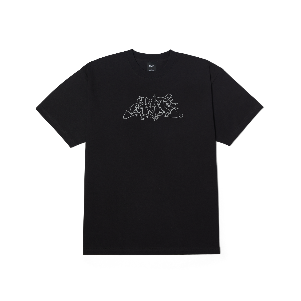 HUF - OUTLINES T-SHIRT - BLACK