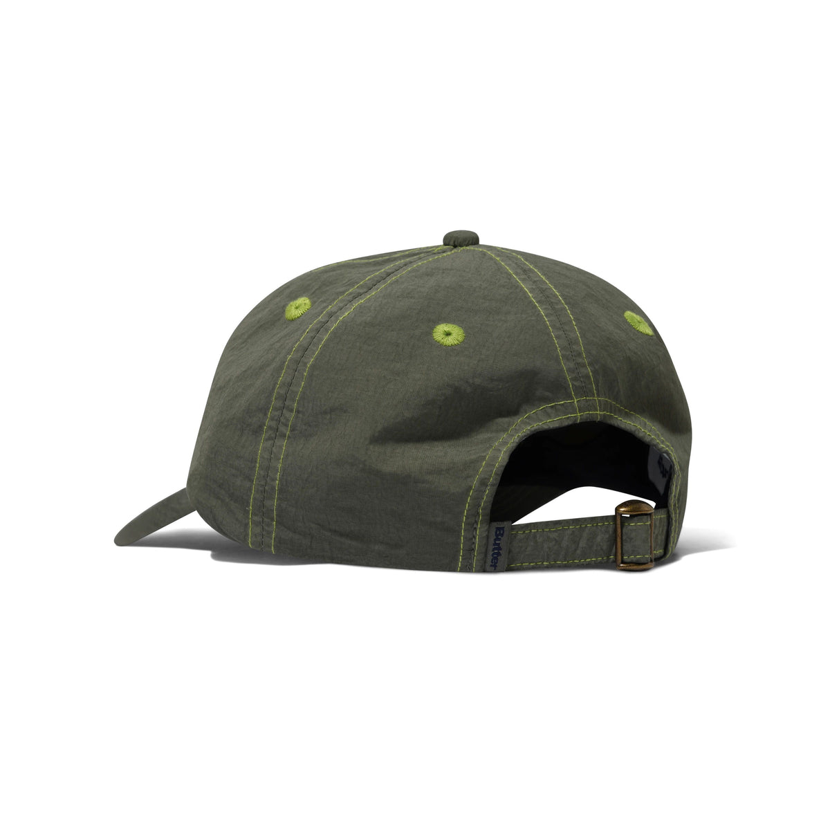 BUTTER GOODS - OVERDYED TERRAIN 6 PANEL CAP - BLACK