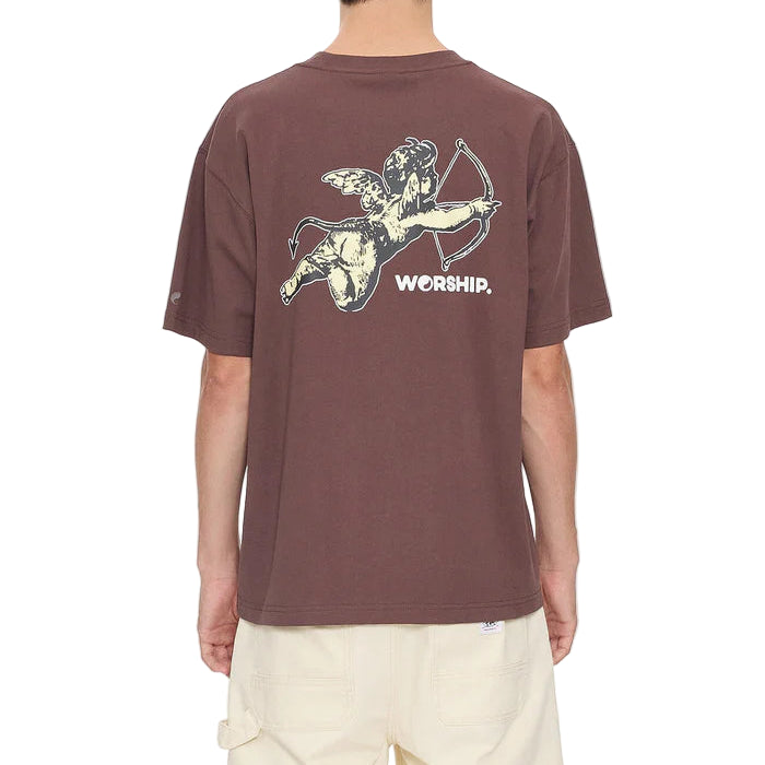 WORSHIP - CHERUB TEE - DARK CHOC