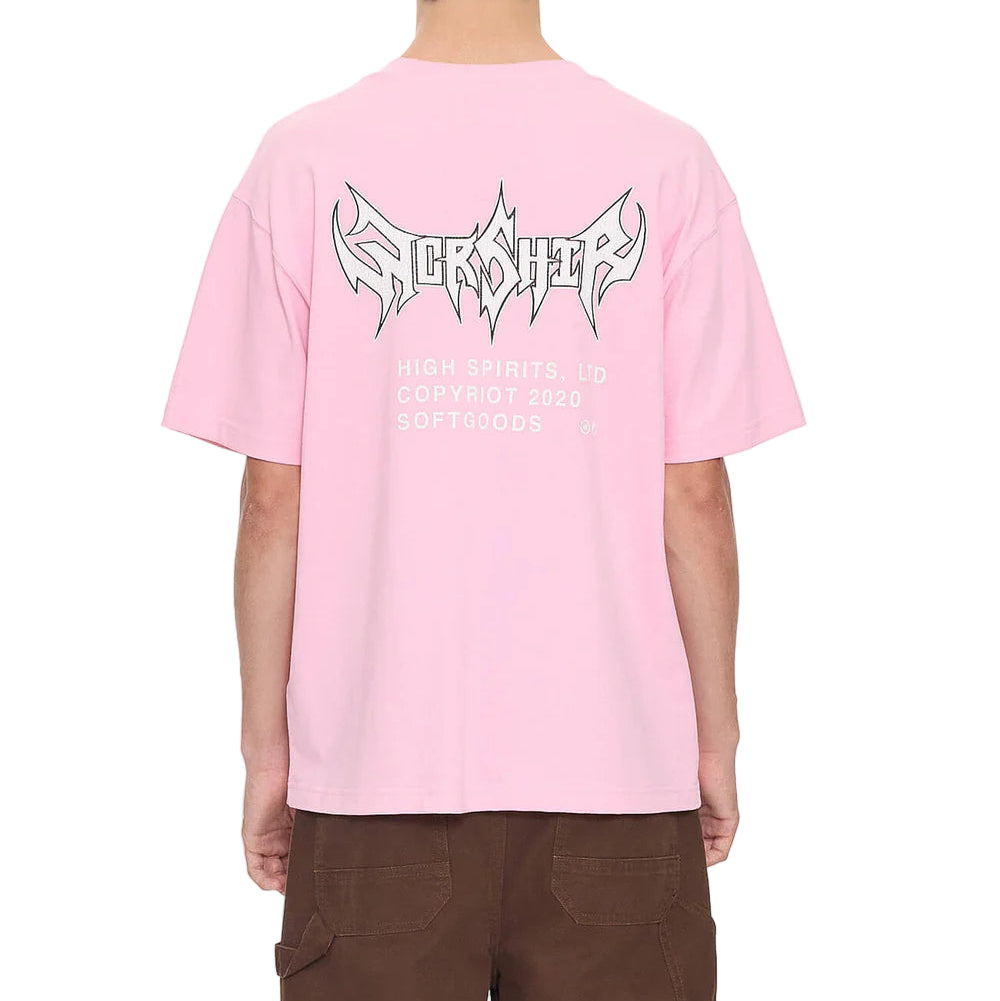 WORSHIP - PILE UP TEE - FLAMINGO