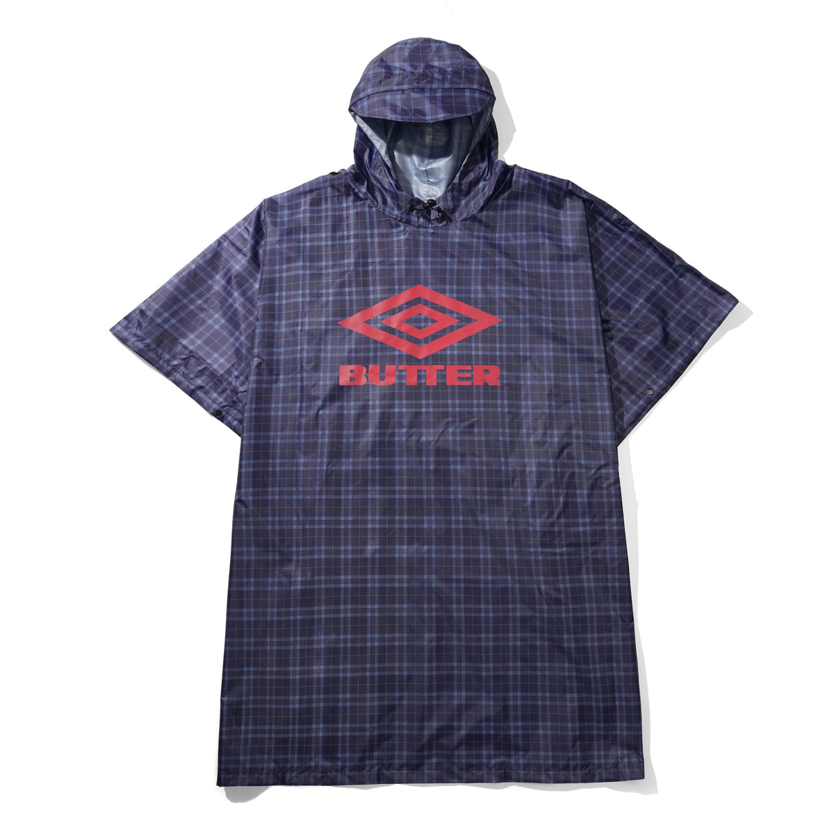 BUTTER GOODS X UMBRO - PONCHO - PLAID