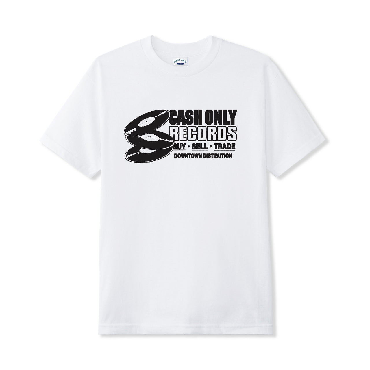 CASH ONLY - PROMOTIONAL USE TEE - WHITE