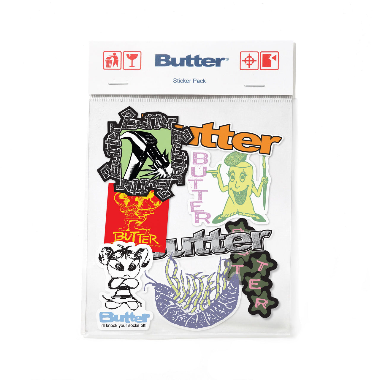 BUTTER GOODS - Q226 STICKER PACK - MULTI