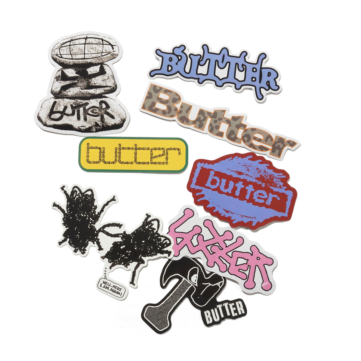 BUTTER GOODS - Q426 STICKER PACK - MULTI