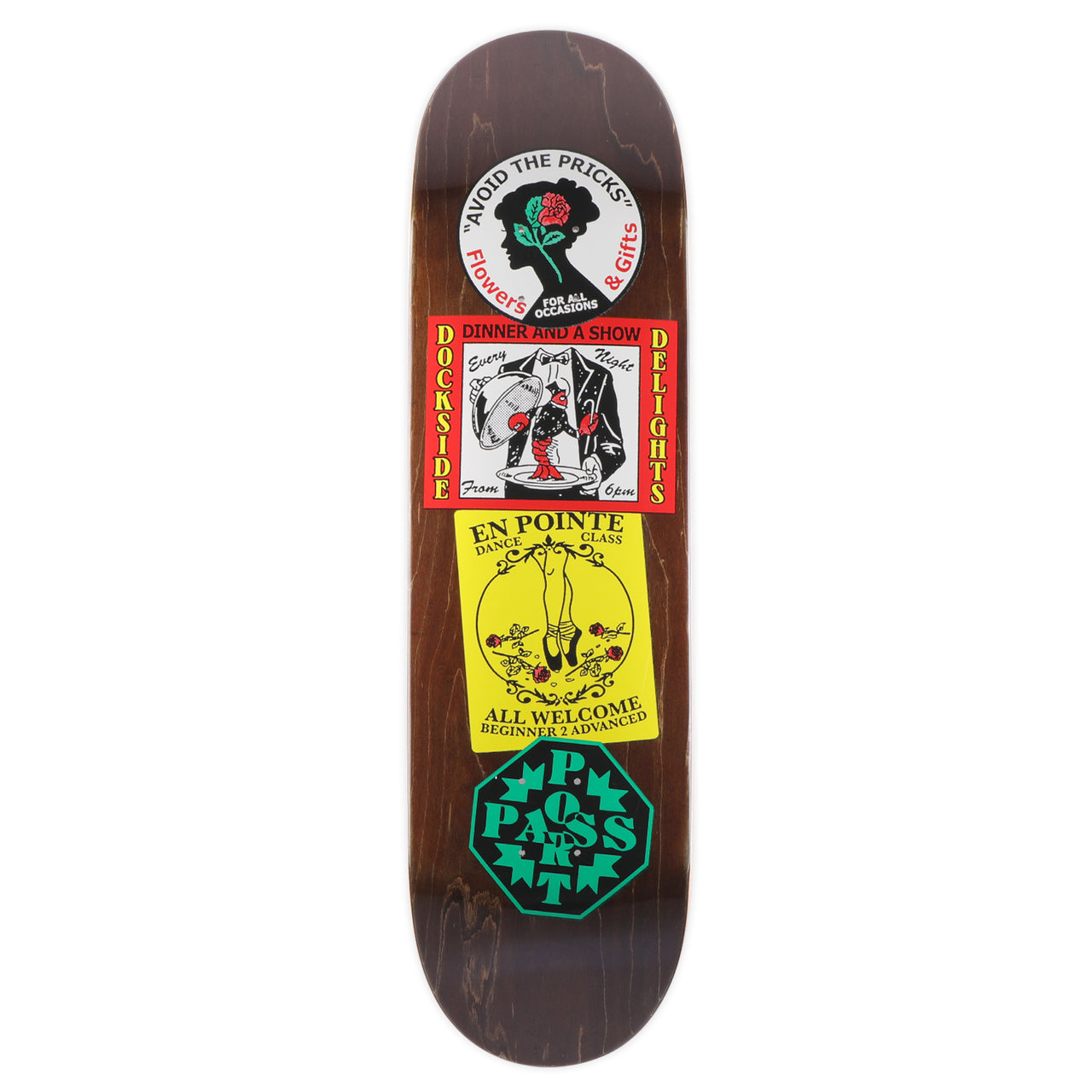PASS~PORT - COASTER SERIES SKATEBOARD DECK - FLOWERS & GIFTS