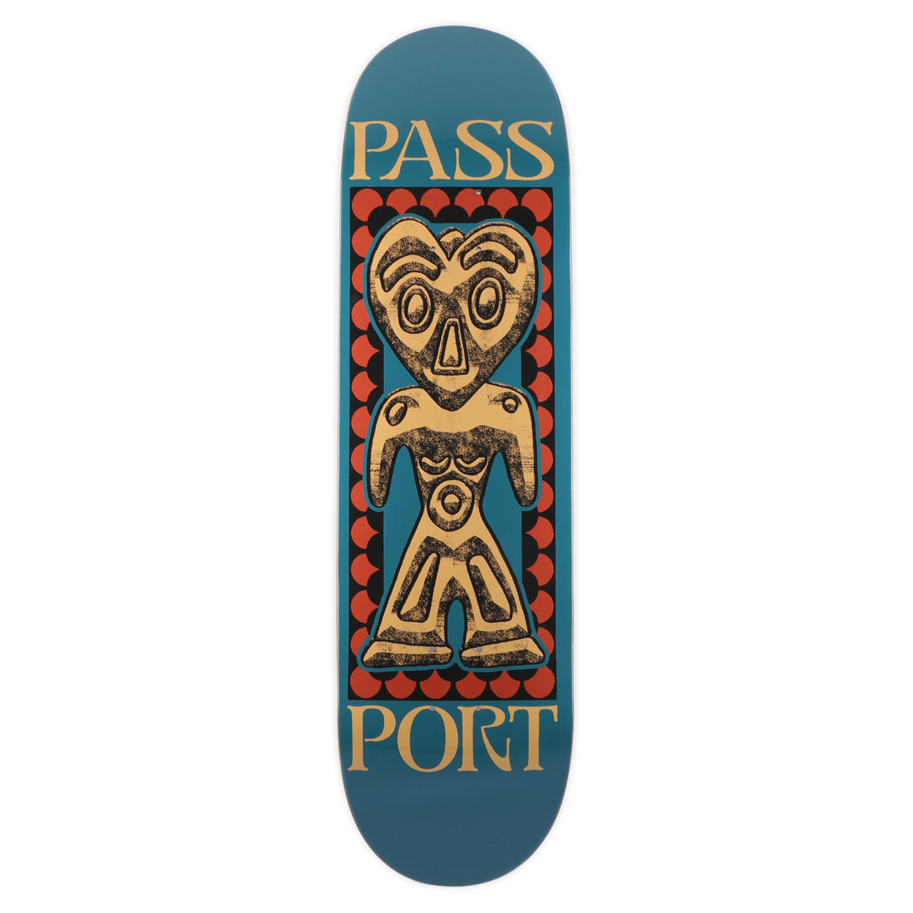 PASS~PORT - DOGU SERIES SKATEBOARD DECK - HEART HEAD