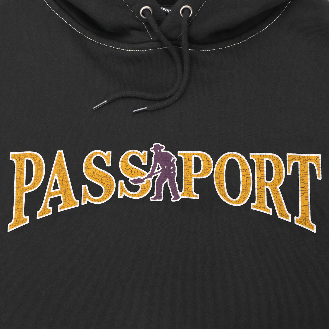 PASS~PORT - OFFICIAL CONTRAST HOOD - WASHED BLACK