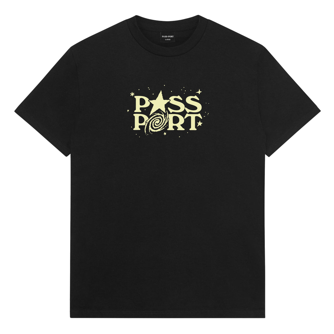 PASS~PORT - STARGAZER TEE - BLACK