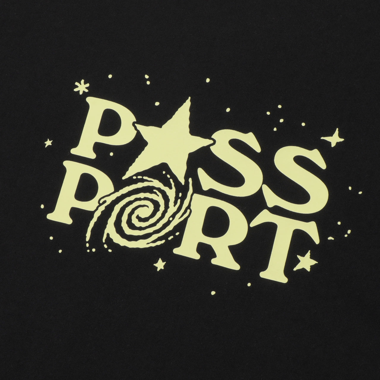 PASS~PORT - STARGAZER TEE - BLACK