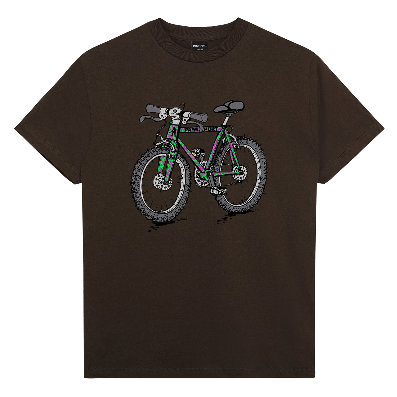 PASS~PORT - ONE SPEED TEE - BARK
