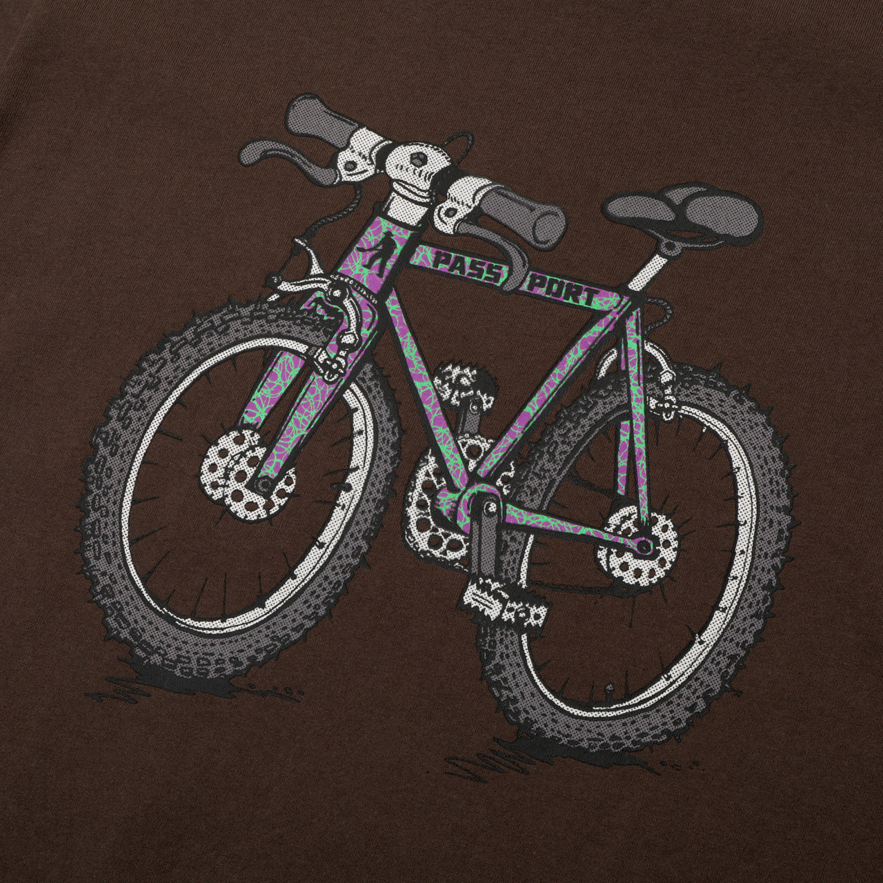 PASS~PORT - ONE SPEED TEE - BARK