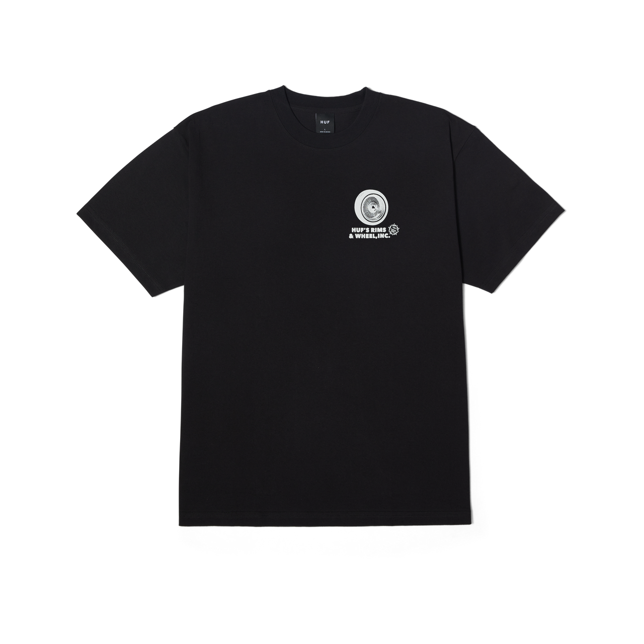 HUF - RIM & WHEEL INC T-SHIRT - BLACK