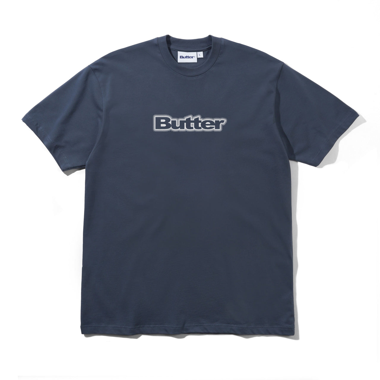 BUTTER GOODS - RADIANT LOGO TEE  - SLATE