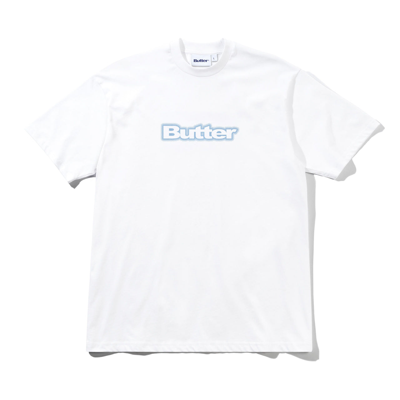 BUTTER GOODS - RADIANT LOGO TEE  - WHITE