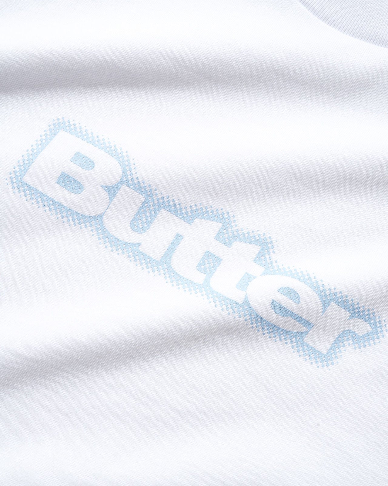 BUTTER GOODS - RADIANT LOGO TEE  - WHITE