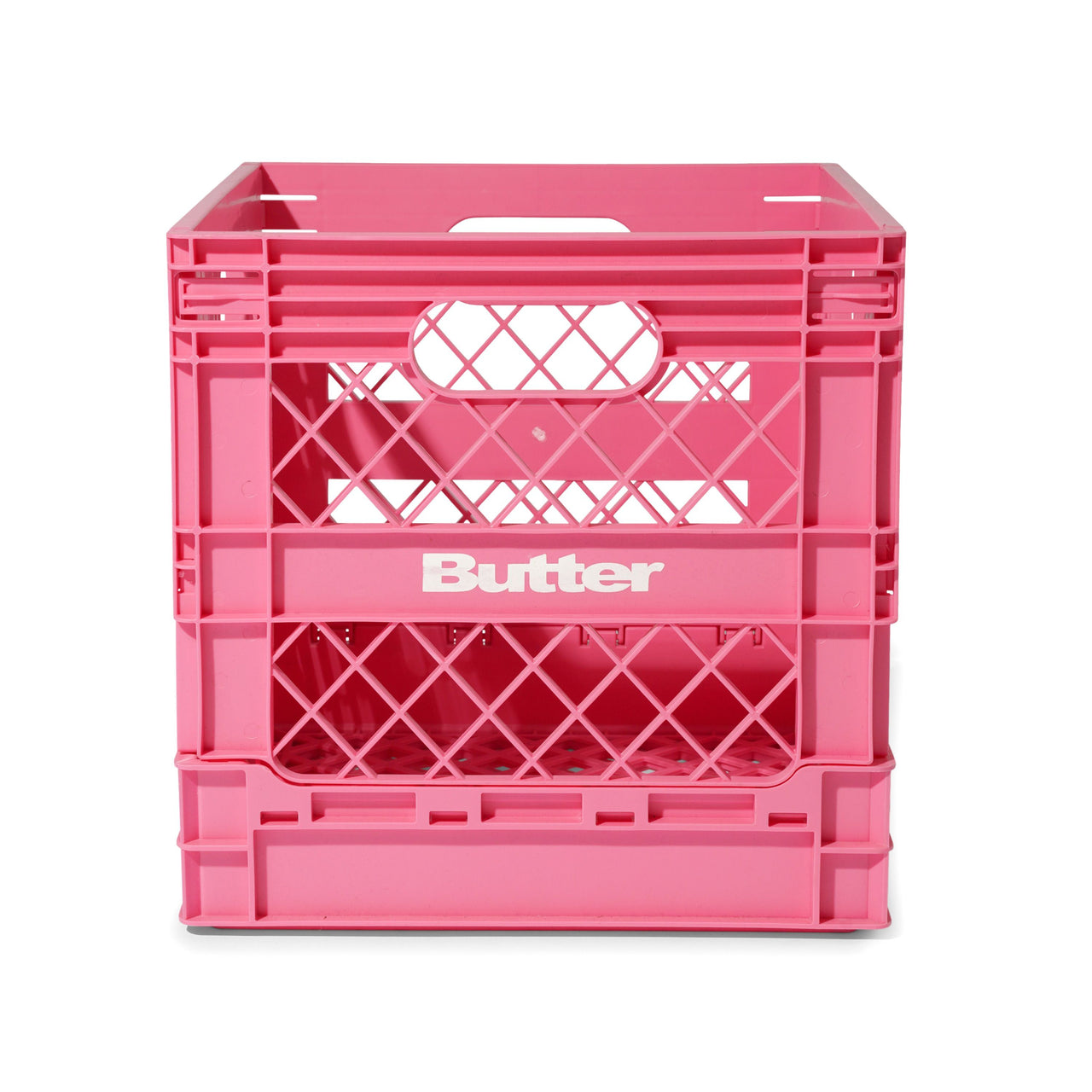 BUTTER GOODS -  COLLAPSIBLE RECORD CRATE - PINK