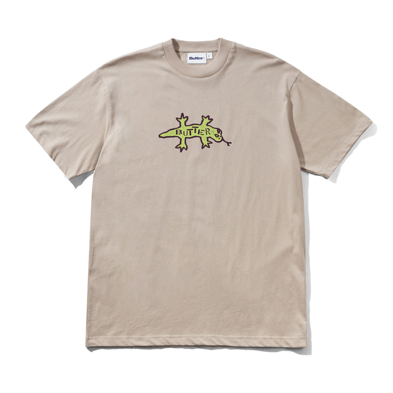 BUTTER GOODS - REPTILE TEE  - TAN