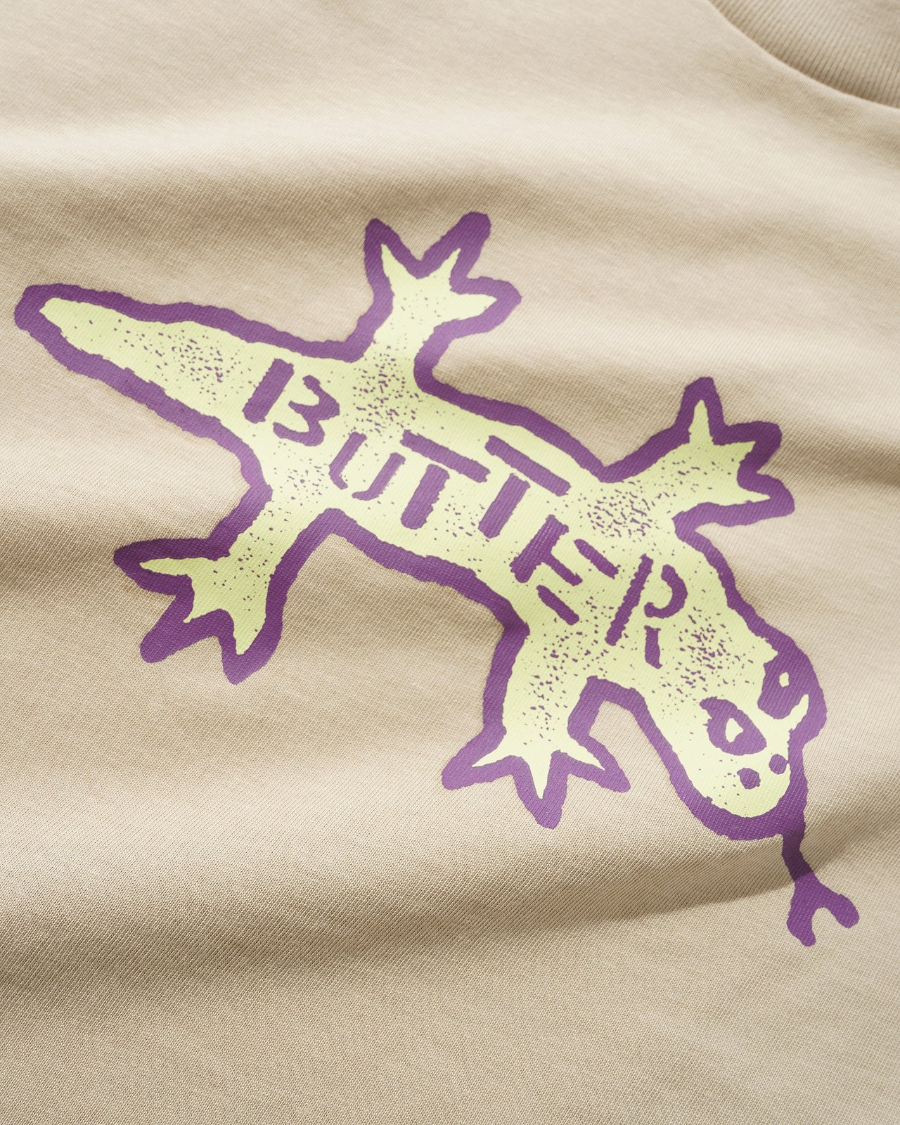 BUTTER GOODS - REPTILE TEE  - TAN