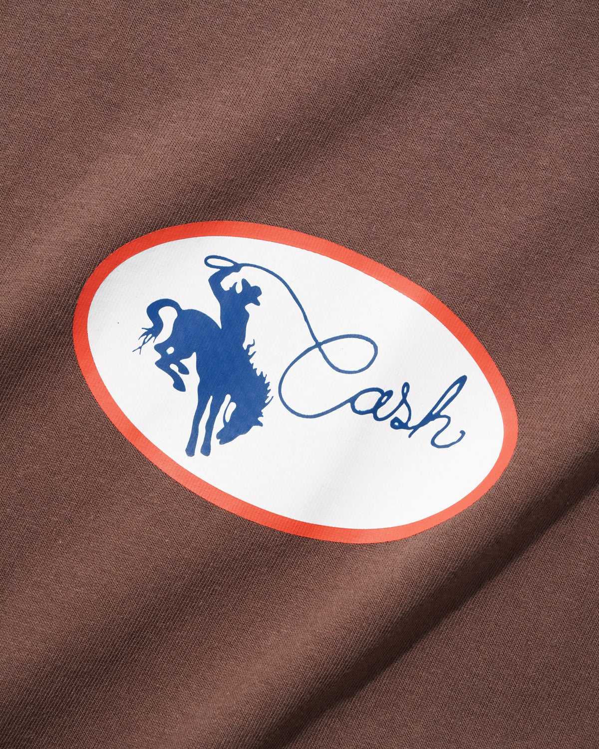 CASH ONLY - RODEO TEE - BROWN