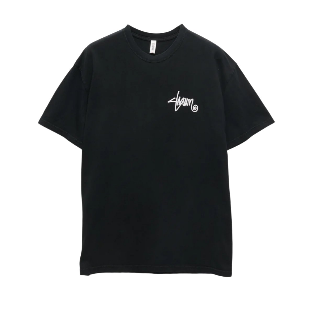 S-DOUBLE - ROOTS DOT TEE - WASHED BLACK