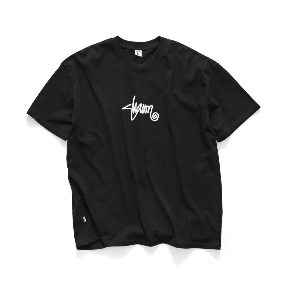 S-DOUBLE - SMALL STOCK SS TEE - BLACK