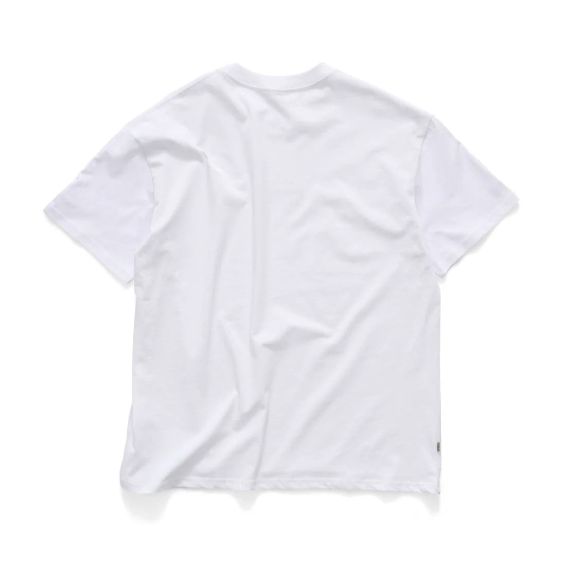S-DOUBLE - S CUBE MID BLOCK SS TEE - WHITE