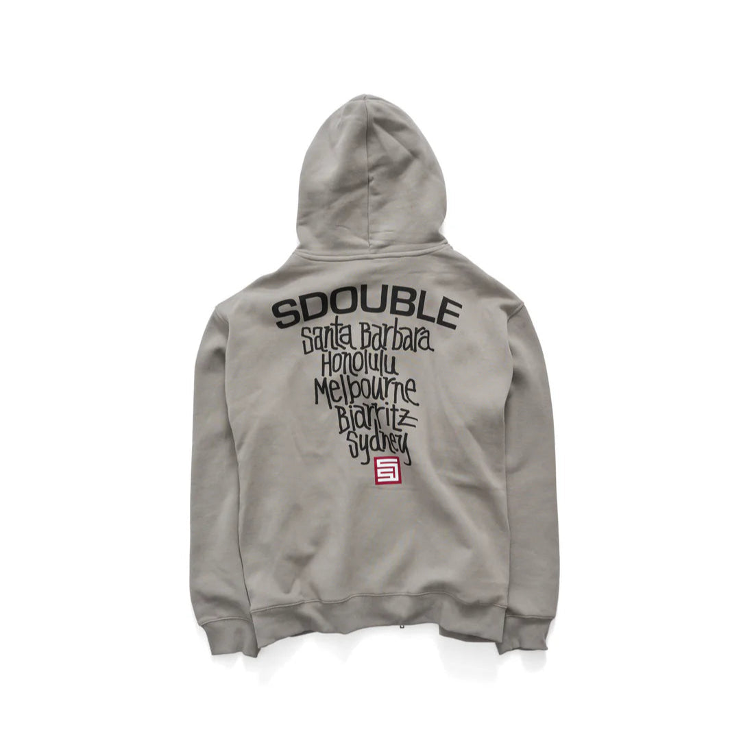 S-DOUBLE - CITIES ZIP THRU HOOD - STONE