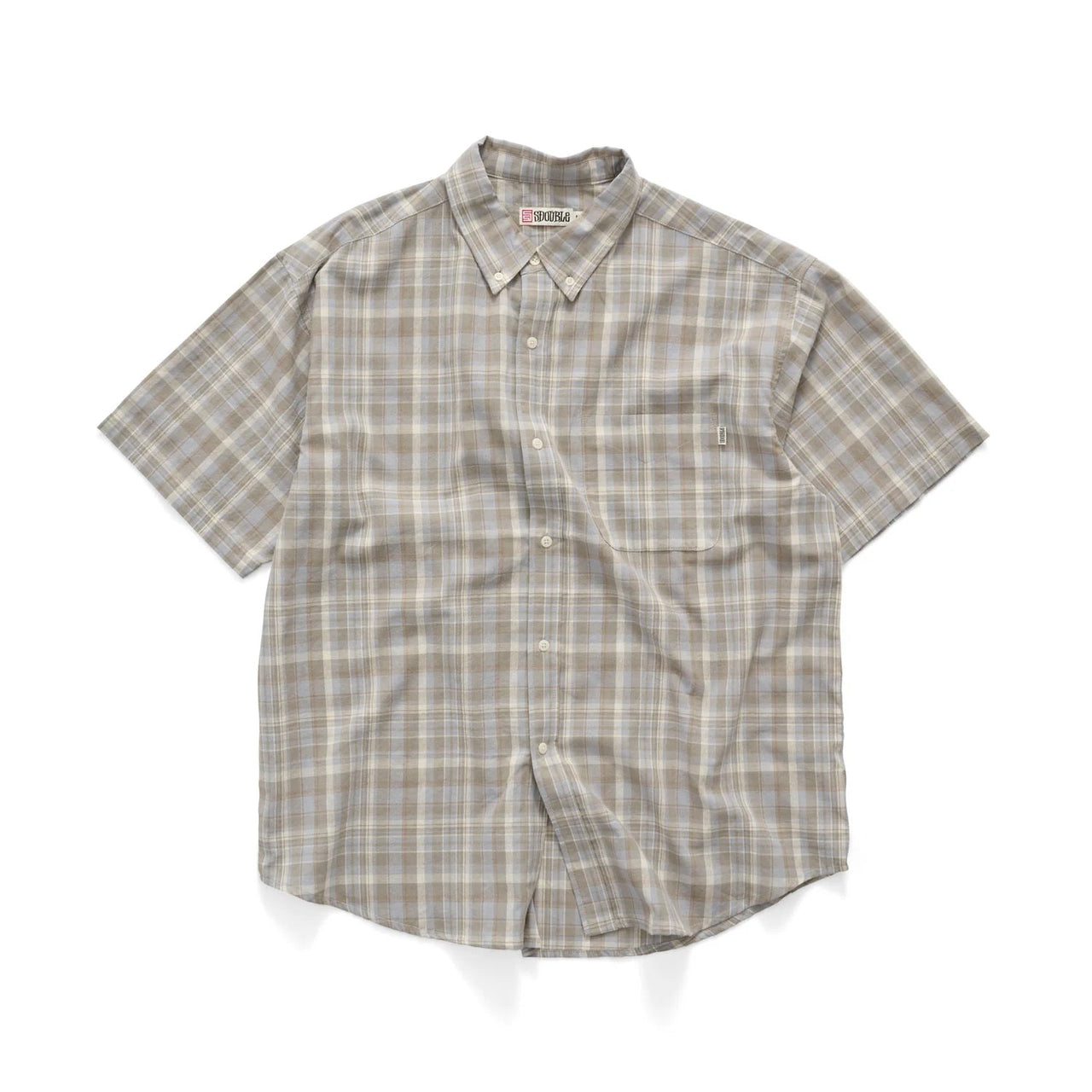 S-DOUBLE - BONNIE SS CLASSIC SHIRT - GREY