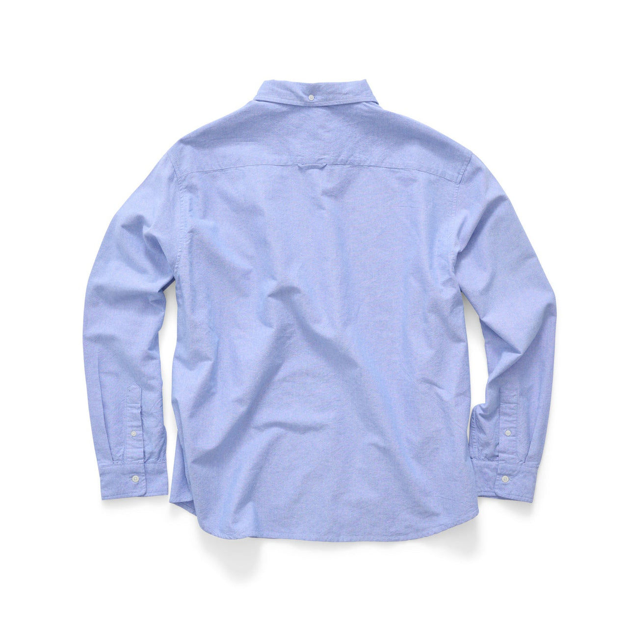 S-DOUBLE - OXFORD LONG SLEEVE CLASSIC SHIRT - MEDIUM BLUE