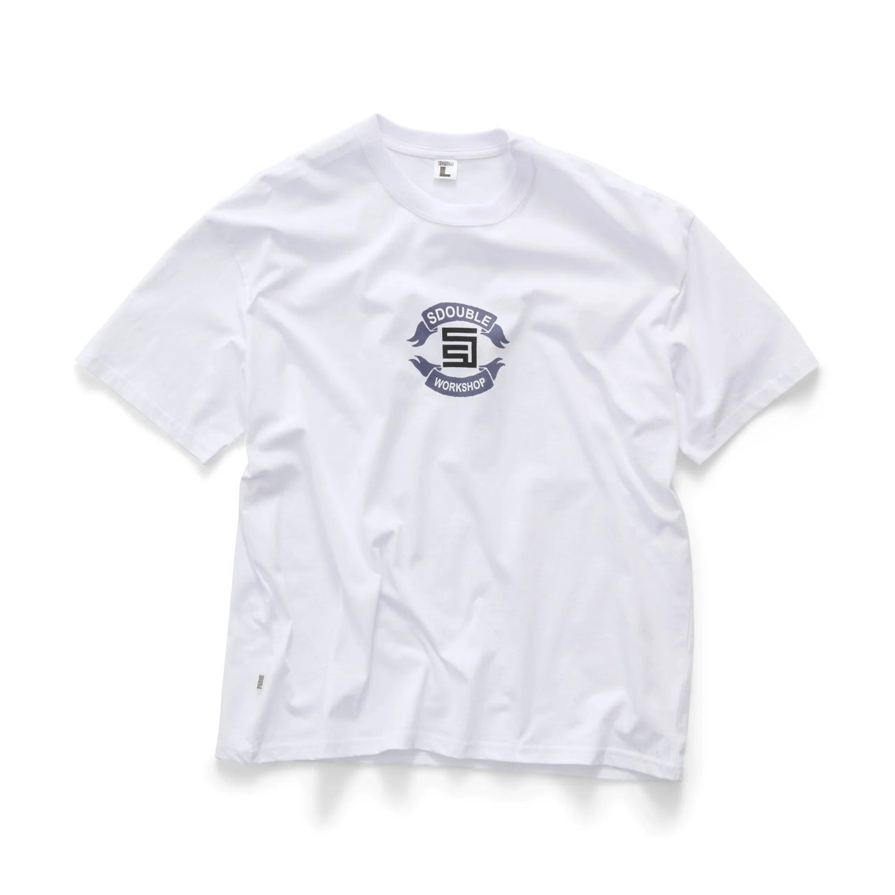 S-DOUBLE - BANNERS SS TEE - WHITE