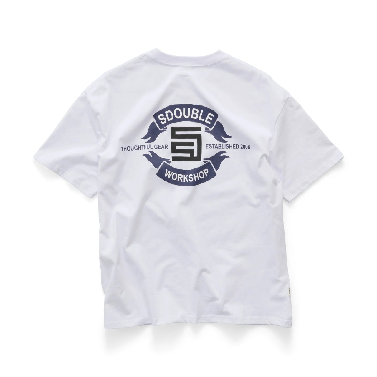 S-DOUBLE - BANNERS SS TEE - WHITE