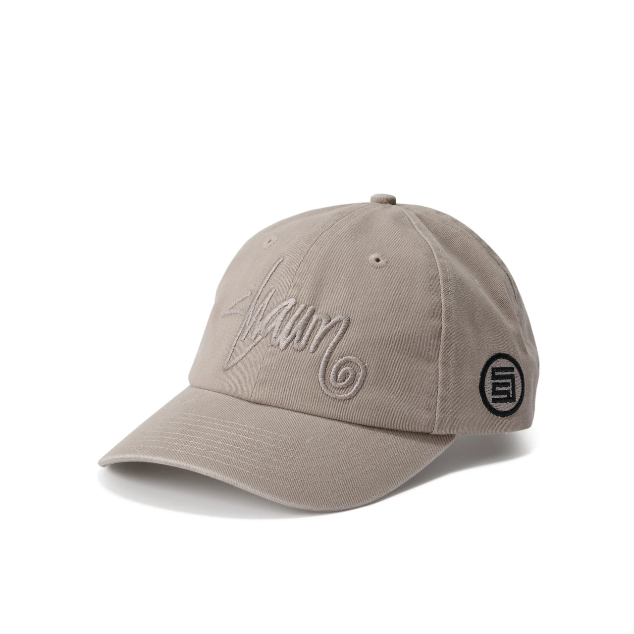 S-DOUBLE - SHAWN SCRIPT STRAPBACK CAP - STONE