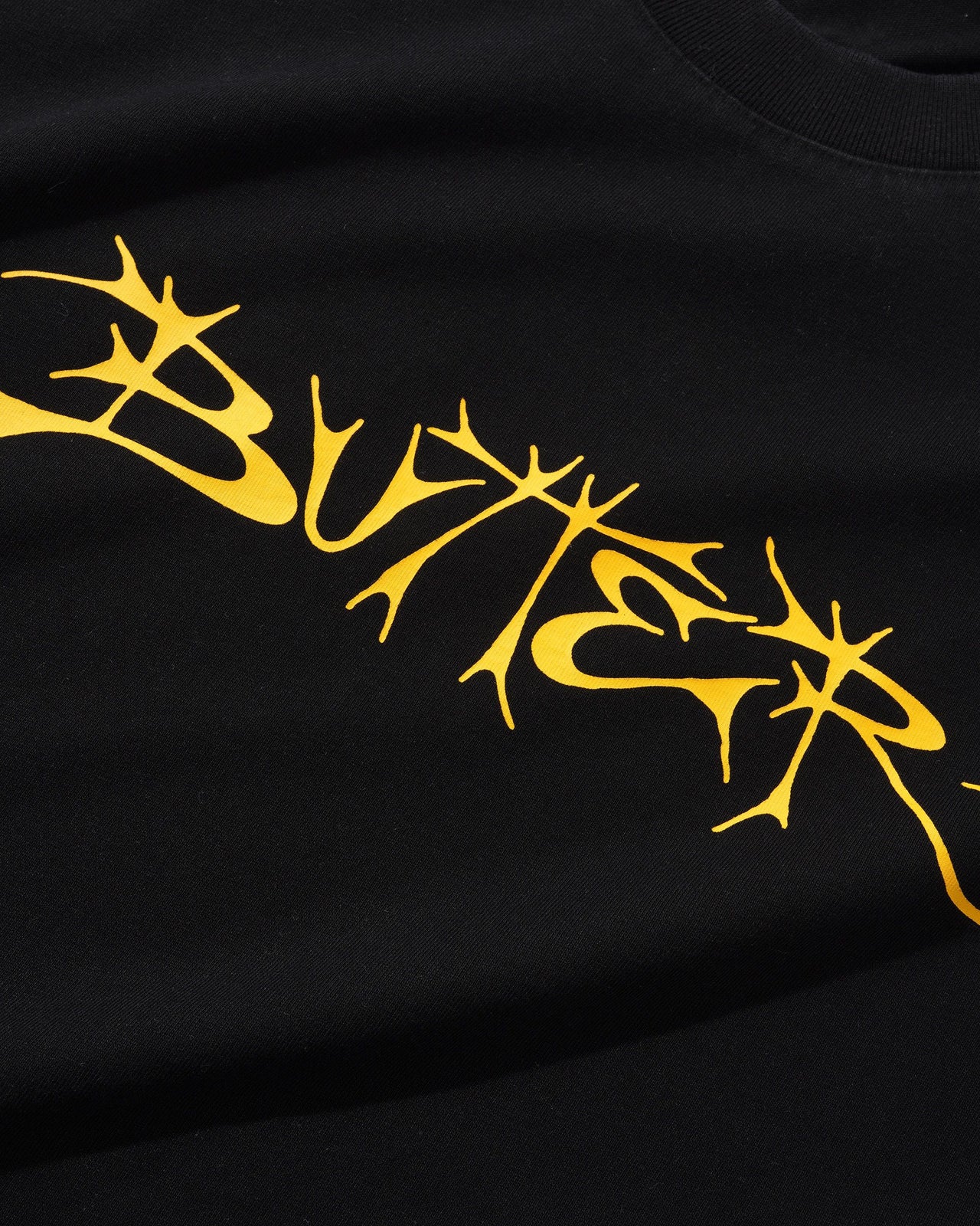 BUTTER GOODS - SCRAWLING TEE  - BLACK