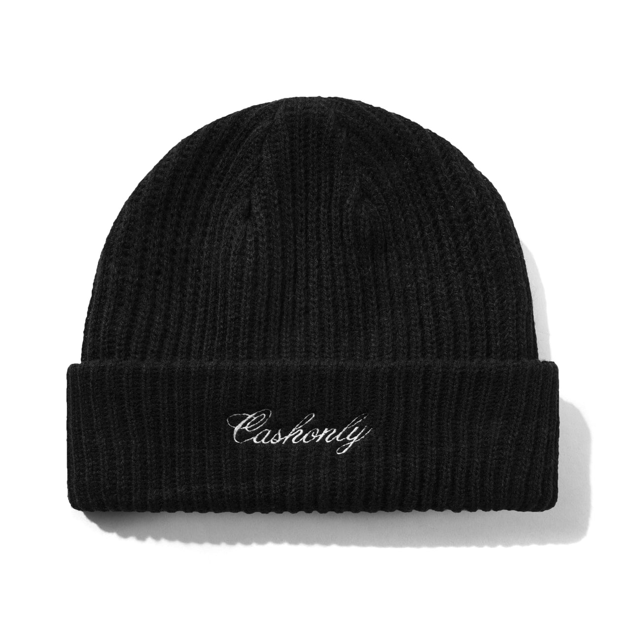 CASH ONLY - SCRIPT BEANIE - BLACK