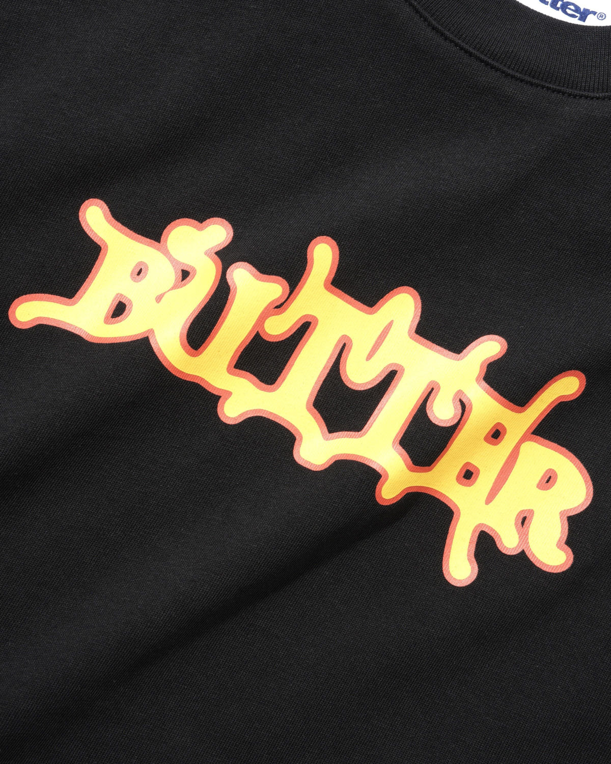 BUTTER GOODS - SERIF TEE - BLACK