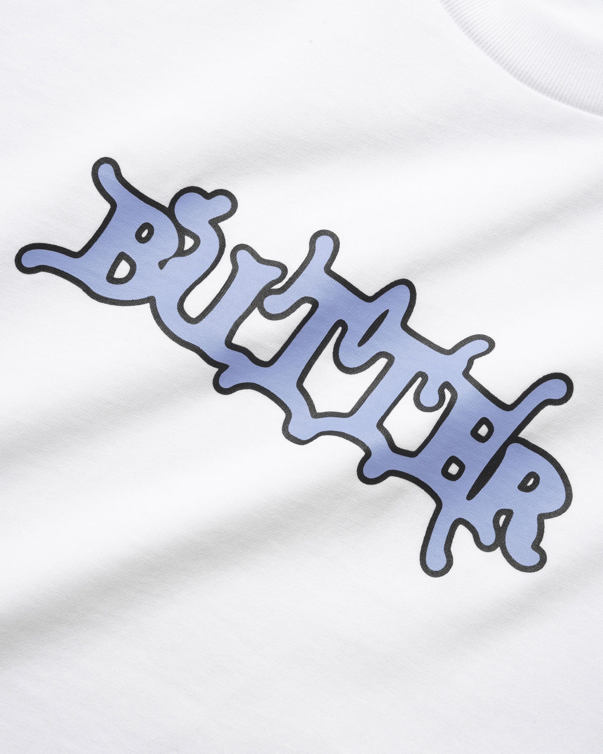 BUTTER GOODS - SERIF TEE - WHITE