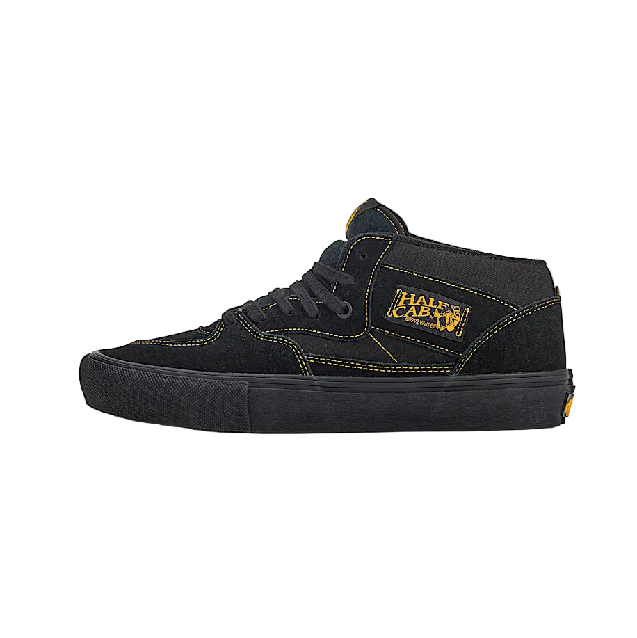 VANS - SKATE HALF CAB WAFFLECUP - BLACK / MUSTARD